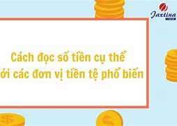 Đọc Số Tiền Bằng Chữ Tiếng Anh Online English