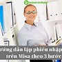 Nhập Kho Trên Phần Mềm Misa